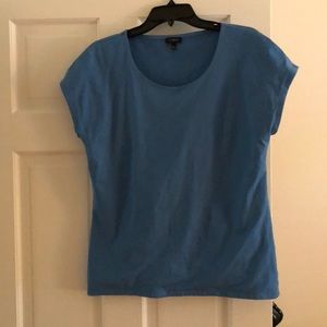 Cornflower blue Talbots short sleeve ladies top